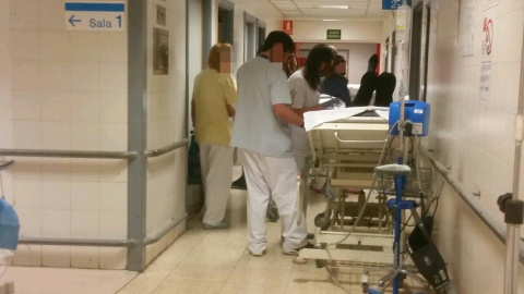 Estado de las urgencias del Hospital La Paz este martes.- @UrgenciaLaPaz