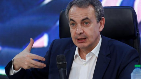 El expresidente del Gobierno español José Luis Rodríguez Zapatero, el viernes en Santo Domingo (República Dominicana). /EFE El expresidente del Gobierno español José Luis Rodríguez Zapatero, el viernes en Santo Domingo (República Dominicana). /EFE