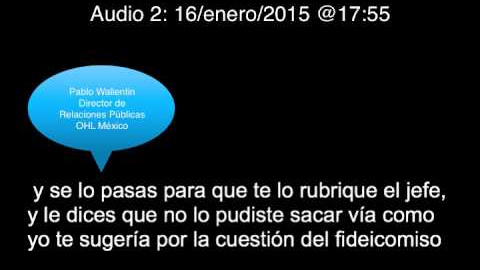 Directivos de OHL en México hablan de supuestos sobornos a jueces Directivos de OHL en México hablan de supuestos sobornos a jueces