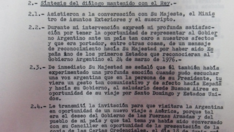 Informe Reunión Rey y Embajador 2 Informe Reunión Rey y Embajador 2