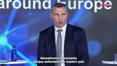 Vitaly Klitschko, alcalde de Kiev: "Necesitamos armamento defensivo" Vitaly Klitschko, alcalde de Kiev: "Necesitamos armamento defensivo"