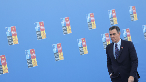 Pedro Sánchez llega a la cumbre de la OTAN en Madrid, España, el 29 de junio de 2022. Pedro Sánchez llega a la cumbre de la OTAN en Madrid, España, el 29 de junio de 2022.