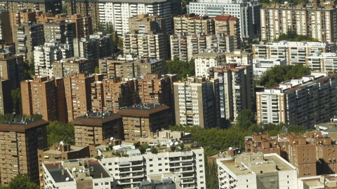 Vista de varios edificios de viviendas en Madrid. E.P. Vista de varios edificios de viviendas en Madrid. E.P.