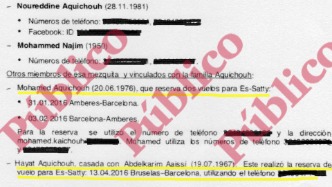 Final del informe reservado del CNI sobre las vinculaciones de Es Satty con el núcleo yihadista más importante de Europa, en Bélgica. Hemos ocultado los datos protegidos por ley. Final del informe reservado del CNI sobre las vinculaciones de Es Satty con el núcleo yihadista más importante de Europa, en Bélgica. Hemos ocultado los datos protegidos por ley.