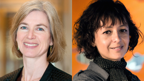 Jennifer Doudna and Emmanuelle Charpentier./ Foto- Humboldt-Stiftung/Sven Müller. Jennifer Doudna and Emmanuelle Charpentier./ Foto- Humboldt-Stiftung/Sven Müller.