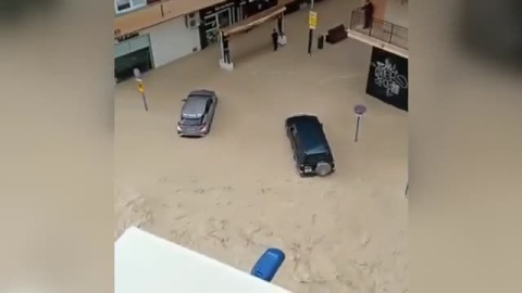 Las intensas lluvias en Molina de Segura causan importantes riadas en la localidad Las intensas lluvias en Molina de Segura causan importantes riadas en la localidad