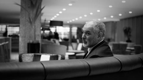 Andoni Zubizarreta, en un momento de la entrevista. REPORTAJE FOTOGRÁFICO: JAIRO VARGAS Andoni Zubizarreta, en un momento de la entrevista. REPORTAJE FOTOGRÁFICO: JAIRO VARGAS