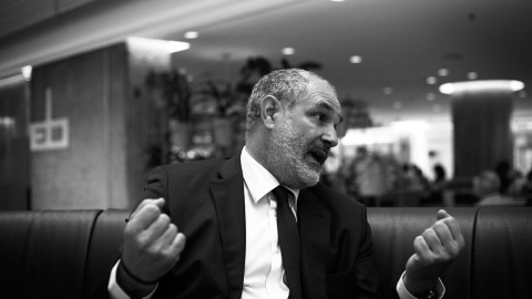 Andoni Zubizarreta, en un momento de la entrevista. REPORTAJE FOTOGRÁFICO: JAIRO VARGAS Andoni Zubizarreta, en un momento de la entrevista. REPORTAJE FOTOGRÁFICO: JAIRO VARGAS