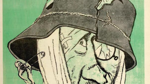 Portada de Krokodil de 1942.