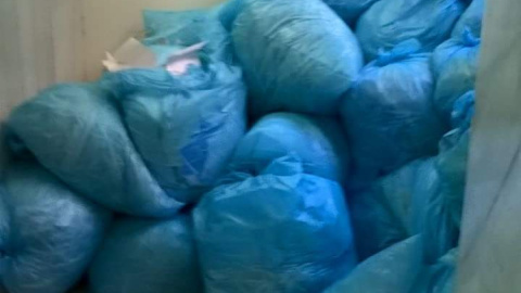 Bolsas de basura llenas documentos destruidos en el Ayuntamiento de Madrid / CCOO Bolsas de basura llenas documentos destruidos en el Ayuntamiento de Madrid / CCOO