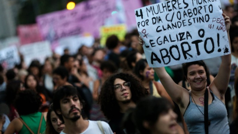 Manifestación a favor de la legalización del aborto en Brasil - EFE Manifestación a favor de la legalización del aborto en Brasil - EFE