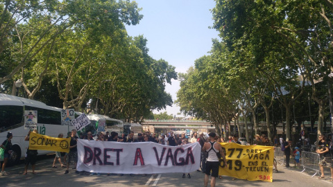 Mobilització dels 'riggers'. @DeRiggers