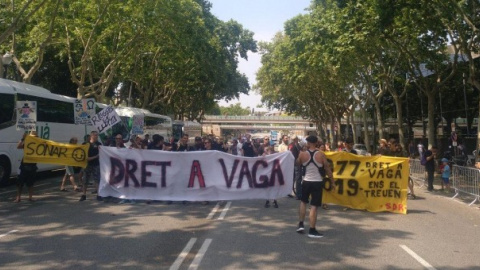 Los riggers, los montadores contratados por el ente ferial. @DeRiggers Los riggers, los montadores contratados por el ente ferial. @DeRiggers