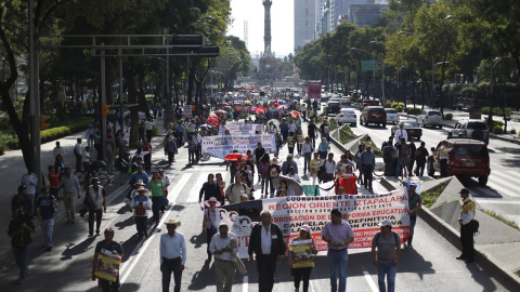 Más de 3.000 maestros han sido despedidos en México tras manifestarse contra la ley educativa. REUTERS Más de 3.000 maestros han sido despedidos en México tras manifestarse contra la ley educativa. REUTERS