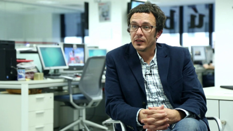 El alcalde de Cádiz, José María González, 'Kichi', en la redacción de 'Público'. El alcalde de Cádiz, José María González, 'Kichi', en la redacción de 'Público'.