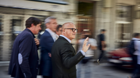 1/6/23 Baltar, en primer plano, y Alfonso Rueda, en Xinzo da Limia. 1/6/23 Baltar, en primer plano, y Alfonso Rueda, en Xinzo da Limia.