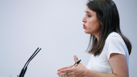 La portavoz de Unidas Podemos, Irene Montero. - EFE La portavoz de Unidas Podemos, Irene Montero. - EFE