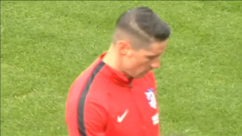 El Atlético de Madrid se prepara para el partido ante el Sporting de Lisboa El Atlético de Madrid se prepara para el partido ante el Sporting de Lisboa