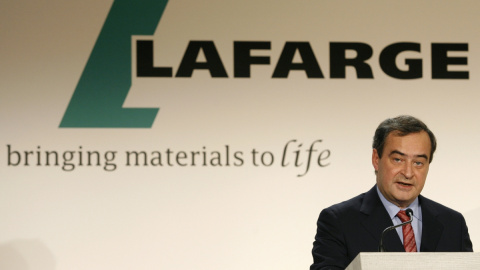 El expresidente de Lafarge, Bruno Lafont, imputado en la causa, en una imagen de archivo.- REUTERS El expresidente de Lafarge, Bruno Lafont, imputado en la causa, en una imagen de archivo.- REUTERS