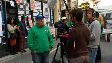 Rodaje del documental 'Y sin embargo se mueve'.