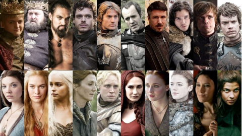 Los principales personajes de la serie 'Juego de Tronos'. E.P. Los principales personajes de la serie 'Juego de Tronos'. E.P.