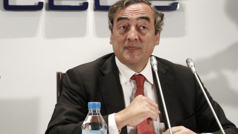 El presidente de CEOE, Joan Rosell. EFE