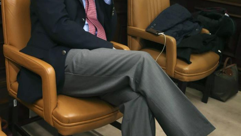 El presidente de RTVE, José Antonio Sánchez, comparece hoy en Madrid en la Comisión Mixta de Control Parlamentario de RTVE del Congreso. -EFE El presidente de RTVE, José Antonio Sánchez, comparece hoy en Madrid en la Comisión Mixta de Control Parlamentario de RTVE del Congreso. -EFE