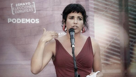 La eurodiputada de Podemos Teresa Rodríguez. La eurodiputada de Podemos Teresa Rodríguez.