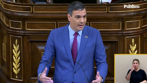 Pedro Sánchez, a Míriam Nogueras (Junts): "Ojalá salgan de posiciones extremistas para poder resolver este conflicto" Pedro Sánchez, a Míriam Nogueras (Junts): "Ojalá salgan de posiciones extremistas para poder resolver este conflicto"