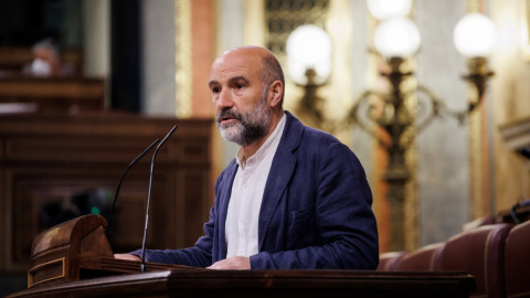 El diputado del BNG en el Congreso, Néstor Rego, interviene en una sesión plenaria, en el Congreso de los Diputados, a 23 de junio de 2022. El diputado del BNG en el Congreso, Néstor Rego, interviene en una sesión plenaria, en el Congreso de los Diputados, a 23 de junio de 2022.