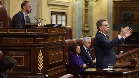 El portavoz del PDeCAT en el Congreso, Ferran Bel, interviene durante una sesión plenaria en el Congreso de los Diputados, a 21 de junio de 2022, en Madrid. El portavoz del PDeCAT en el Congreso, Ferran Bel, interviene durante una sesión plenaria en el Congreso de los Diputados, a 21 de junio de 2022, en Madrid.