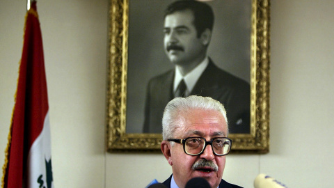 Tarek Aziz, exviceprimer ministro iraquí durante el régimen de Sadam Hussein, en una foto de septiembre de 2002. REUTERS/Damir Sagolj Tarek Aziz, exviceprimer ministro iraquí durante el régimen de Sadam Hussein, en una foto de septiembre de 2002. REUTERS/Damir Sagolj