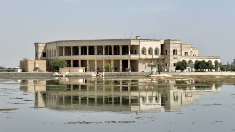 La Universidad Americana de Irak-Bagdad, un campus que ocupa el antiguo palacio de Sadam Husein La Universidad Americana de Irak-Bagdad, un campus que ocupa el antiguo palacio de Sadam Husein