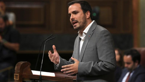 22/07/2019.- El líder de Izquierda Unida, Alberto Garzón, interviene en la primera jornada del debate de investidura que afronta el líder socialista y que puede desembocar en su elección como presidente del primer Ejecutivo de coalición en 22/07/2019.- El líder de Izquierda Unida, Alberto Garzón, interviene en la primera jornada del debate de investidura que afronta el líder socialista y que puede desembocar en su elección como presidente del primer Ejecutivo de coalición en