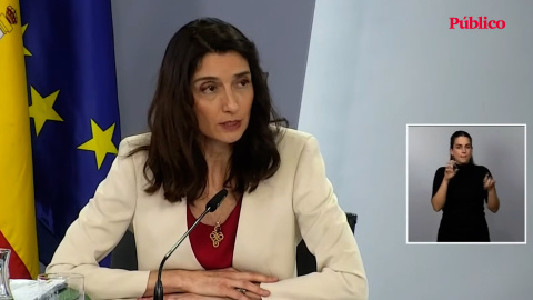 Pilar Llop: "La renuncia de Delgado se debe exclusivamente a razones médicas y de salud"