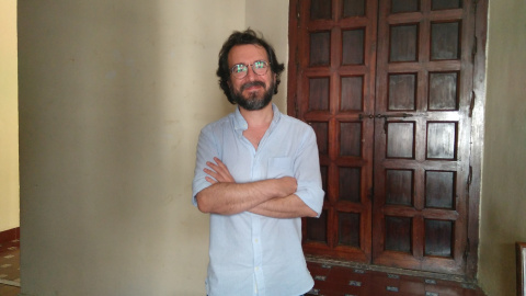 EL profesor Jesús Sabariego, despedido de forma improcedente de la Universidad Pablo de Olavide cuando estaba de baja por enfermedad.- Alex Zea