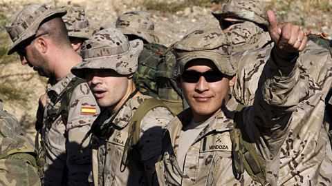 Soldados españoles del Ejército de Tierra.- EFE Soldados españoles del Ejército de Tierra.- EFE