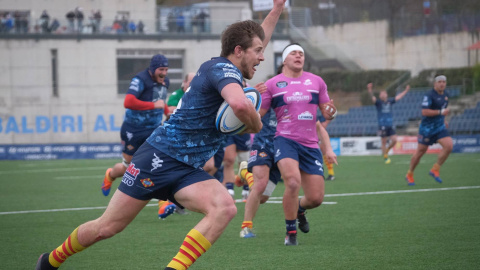 Una imatge d'un partit de la Santboiana. Una imatge d'un partit de la Santboiana.