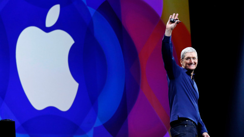 El CEO de Apple, Tim Cook, durante la WWDC.- Robert Galbraith (REUTERS) El CEO de Apple, Tim Cook, durante la WWDC.- Robert Galbraith (REUTERS)