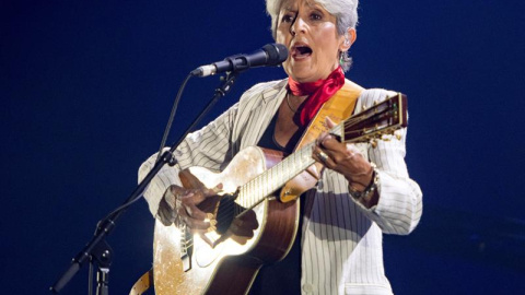 La cantautora Joan Baez ha visitado España en su gira de despedida. | EFE