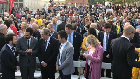 Quim Torra en el acto institucional en Sant Julià de Ramis (Girona). - EUROPA PRESS Quim Torra en el acto institucional en Sant Julià de Ramis (Girona). - EUROPA PRESS