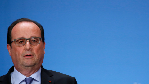 El presidente francés Francois Hollande, en un seminario en el Palacio del Eliseo, en París. REUTERS/Gonzalo Fuentes El presidente francés Francois Hollande, en un seminario en el Palacio del Eliseo, en París. REUTERS/Gonzalo Fuentes