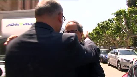 Quim Torra "emocionado y agradecido" Quim Torra "emocionado y agradecido"