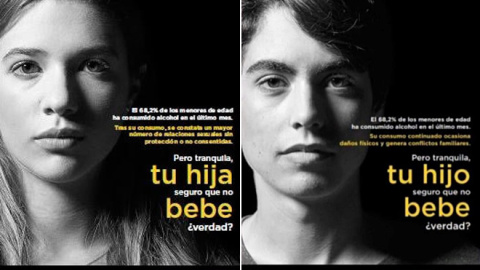 Imagen de la campaña del Ministerio de Sanidad. Imagen de la campaña del Ministerio de Sanidad.