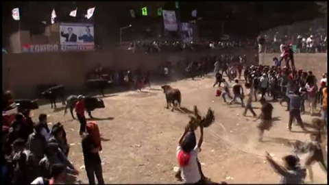 Corridas de toros dejan varios heridos durante una festividad en Perú Corridas de toros dejan varios heridos durante una festividad en Perú