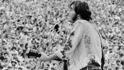El cantante John Sebastian en el Festival de Música de Woodstock en agosto de 1969. REUTERS/©BARON WOLMAN AND THE MUSEUM AT BETHEL WOODS El cantante John Sebastian en el Festival de Música de Woodstock en agosto de 1969. REUTERS/©BARON WOLMAN AND THE MUSEUM AT BETHEL WOODS