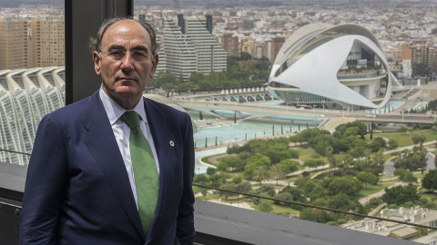 El presidente de Iberdrola, Ignacio Sánchez Galán, en las oficinas de la eléctrica en Valencia. El presidente de Iberdrola, Ignacio Sánchez Galán, en las oficinas de la eléctrica en Valencia.