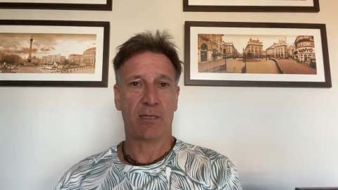 El exfutbolista Alfonso Pérez en una captura de pantalla del vídeo que ha difundido a través de las redes sociales. El exfutbolista Alfonso Pérez en una captura de pantalla del vídeo que ha difundido a través de las redes sociales.