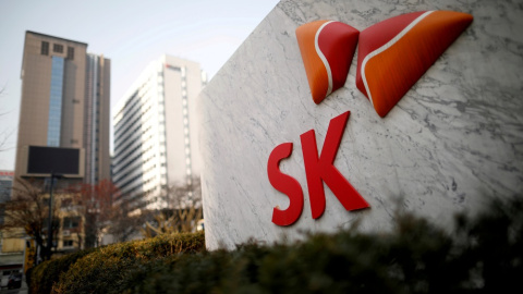 Fachada de la sede de SK Innovation, en Corea del Sur. Fachada de la sede de SK Innovation, en Corea del Sur.