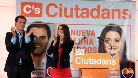 Cartel electoral de Cs en Catalunya, en 2015. Cartel electoral de Cs en Catalunya, en 2015.